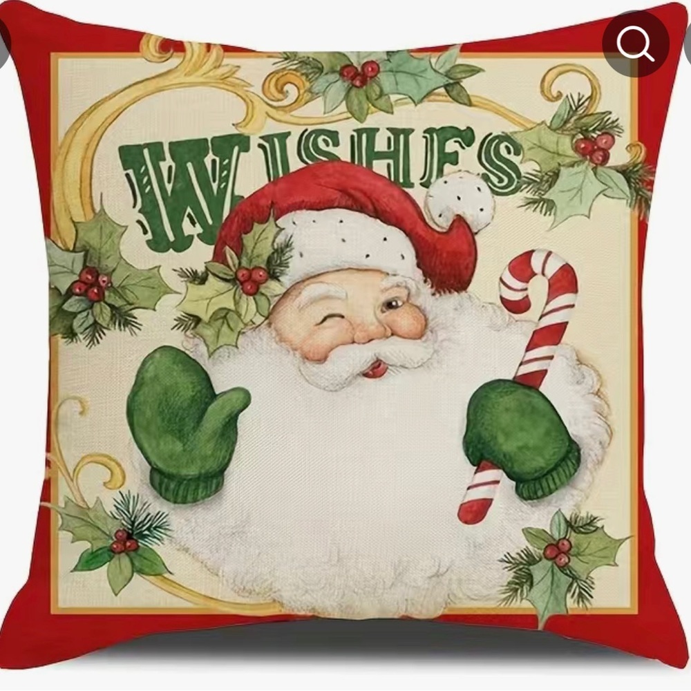 Christmas Pillowcases,17.7x17.7 Inch, Set Of 4, Pillow Inserts Not included B24 - Picture 3 of 6
